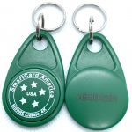 MIFARE Classic 4k Green Key Fob